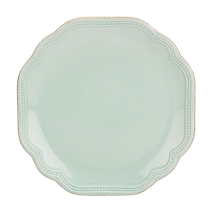 slide 1 of 1, Lenox French Perle Bead Accent Plate - Ice Blue, 1 ct