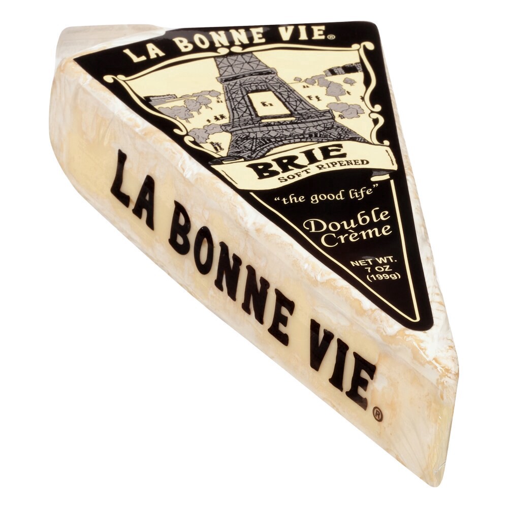 slide 1 of 11, La Bonne Vie Cheese, Brie, Double Creme, Soft-Ripened, 7 Ounce, 7 oz
