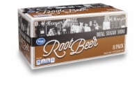 slide 1 of 1, Kroger Real Sugar Soda - Root Beer, 8 ct; 12 fl oz