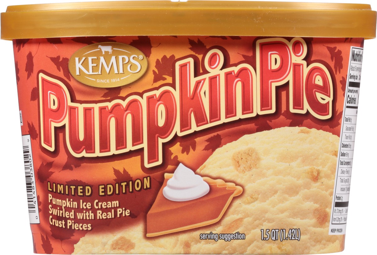 slide 3 of 9, Kemps Pumpkin Pie Ice Cream 1.5 Quart, 1.5 qt