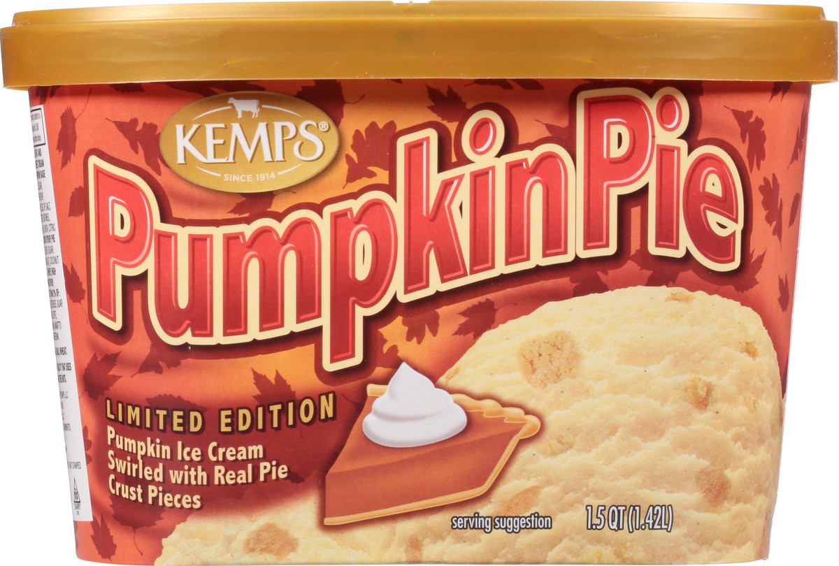 slide 4 of 9, Kemps Pumpkin Pie Ice Cream 1.5 Quart, 1.5 qt