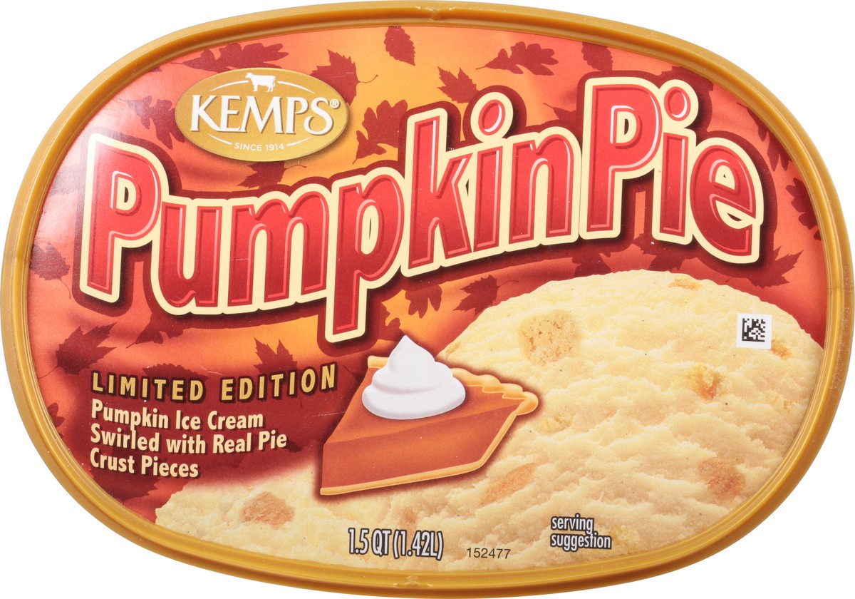 slide 8 of 9, Kemps Pumpkin Pie Ice Cream 1.5 Quart, 1.5 qt