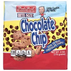 Bud's Best Chocolate Chip Bite Size Cookies 6 oz