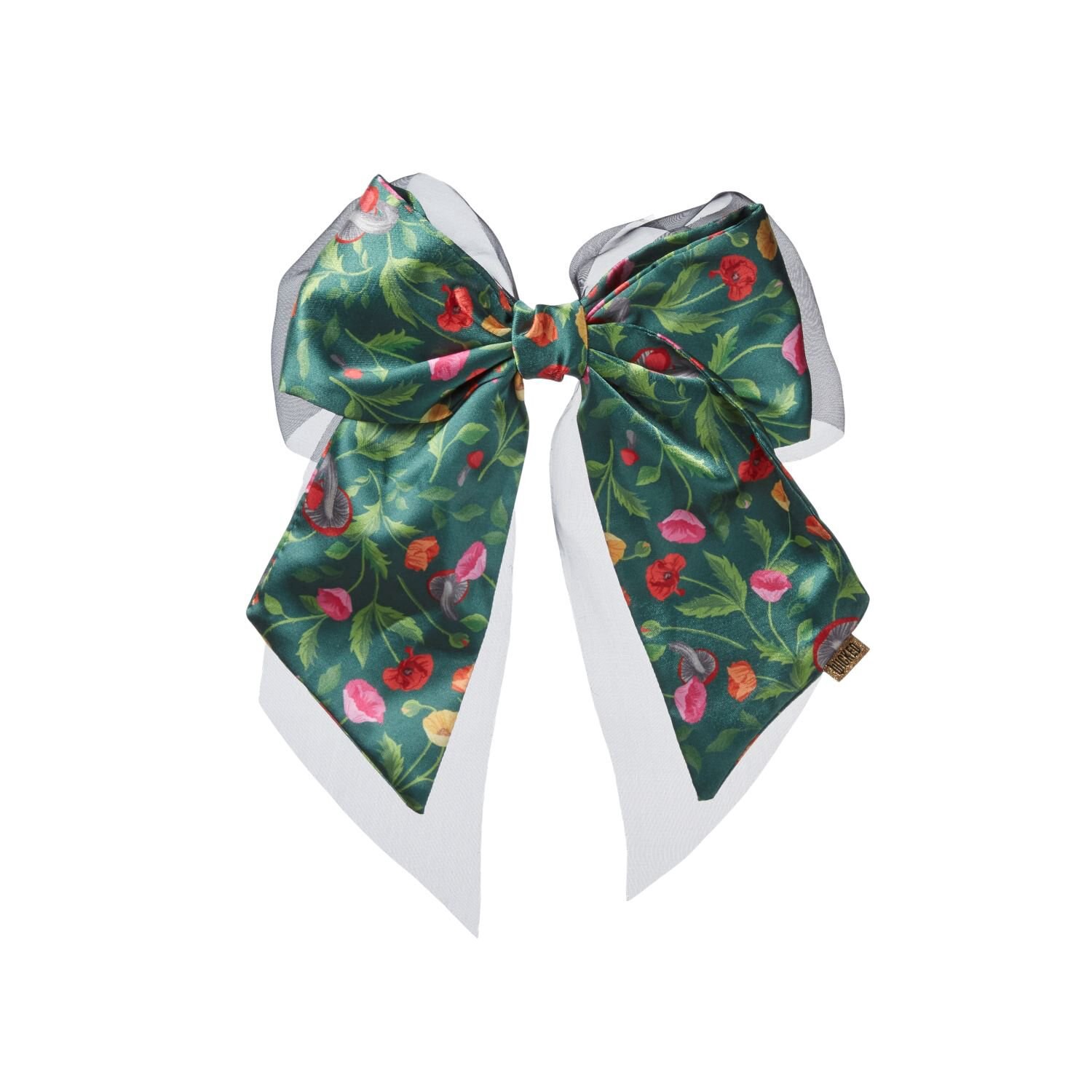 slide 4 of 5, Conair Wicked Bow Barrette, Elphaba Poppy, 1 ct