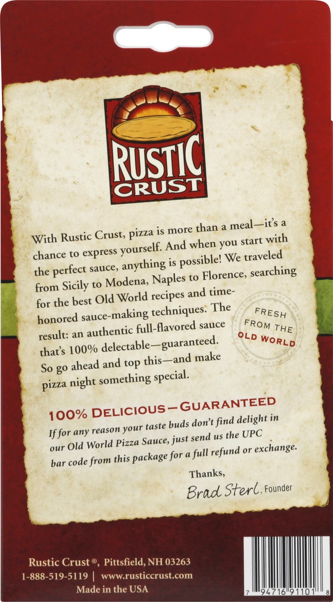 slide 9 of 13, Rustic Crust 3 Pack Old World Pizza Sauce 3 ea, 3 ct