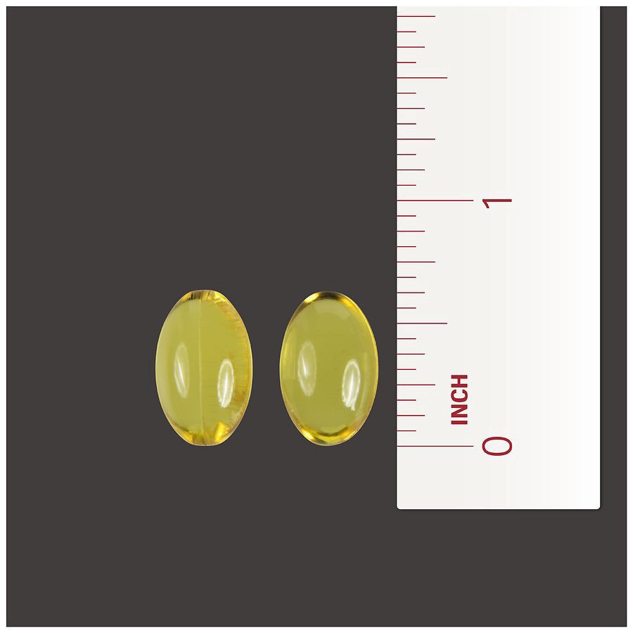 slide 2 of 5, Walgreens Half-the-Size Fish Oil with Omega-3, 1200mg Strength, 120 ct