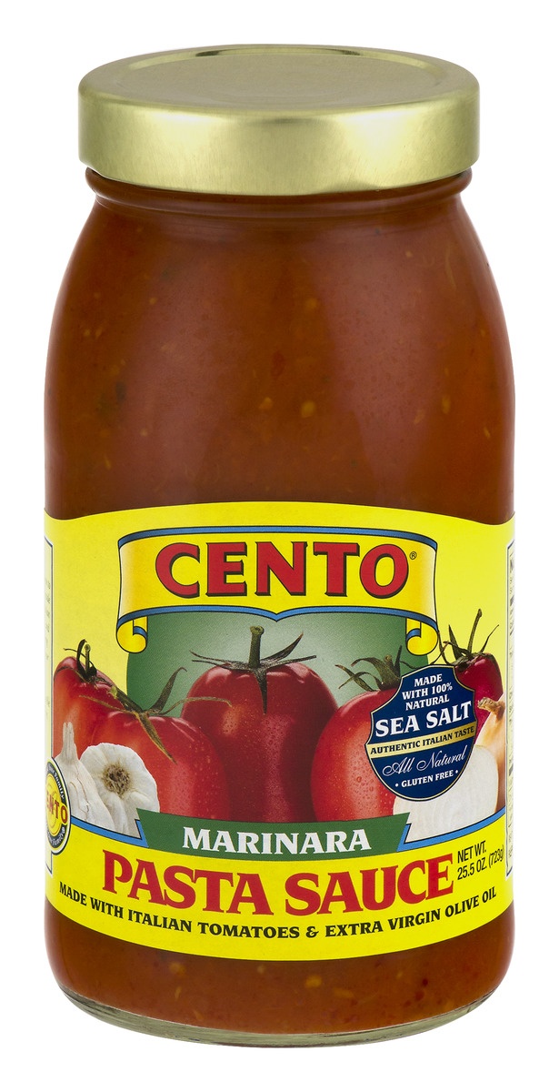 slide 1 of 1, Cento Marinara Pasta Sauce, 26 ct