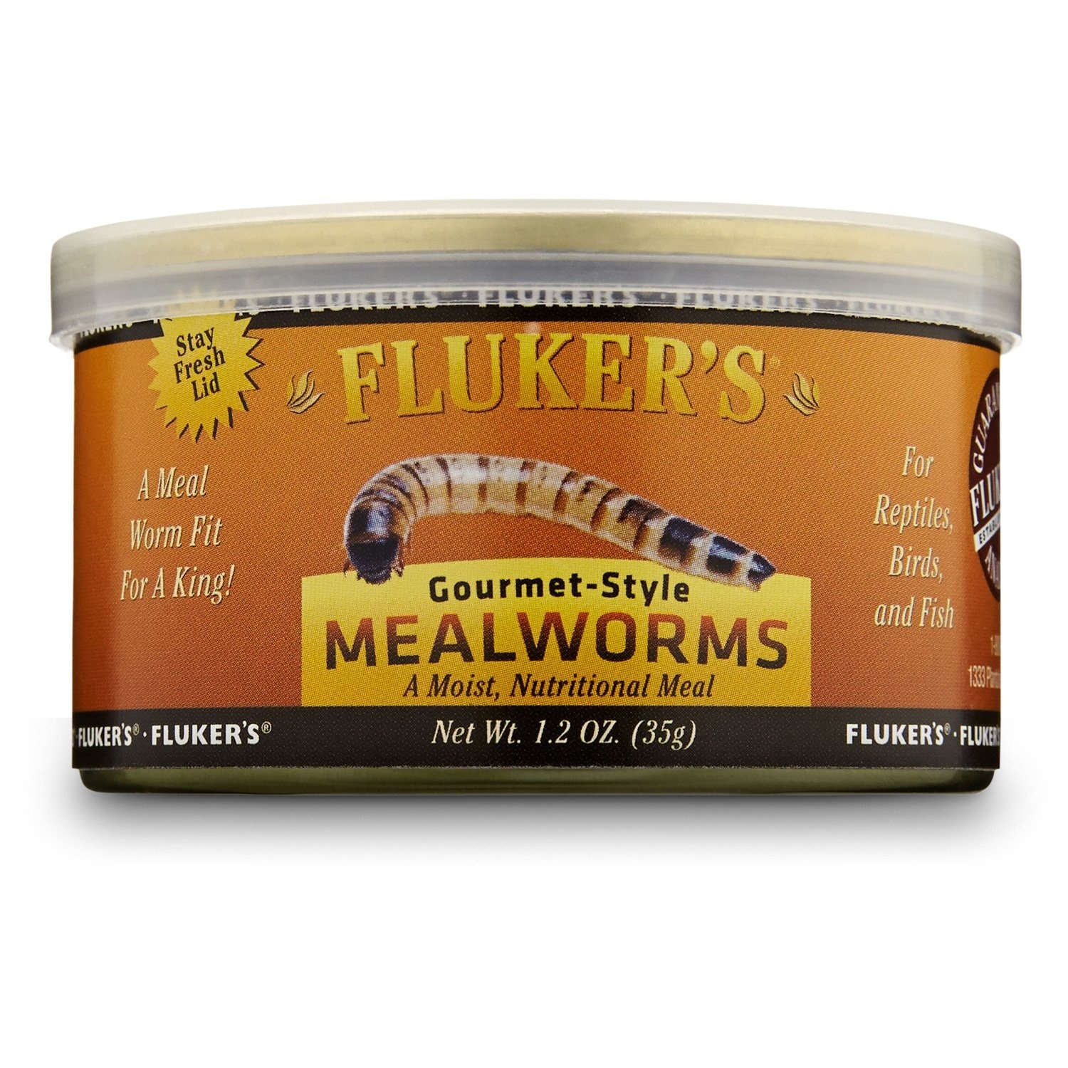 slide 1 of 1, Fluker's Gourmet Style Mealworms Reptile Food, 1 ct