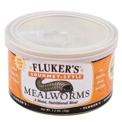 Fluker's Gourmet Style Mealworms Reptile Food