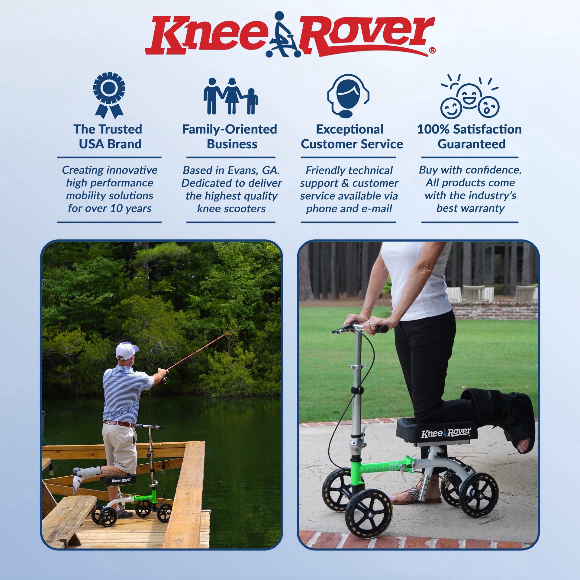 slide 9 of 9, Kneerover Go Knee Walker And Scooter, 1 ct