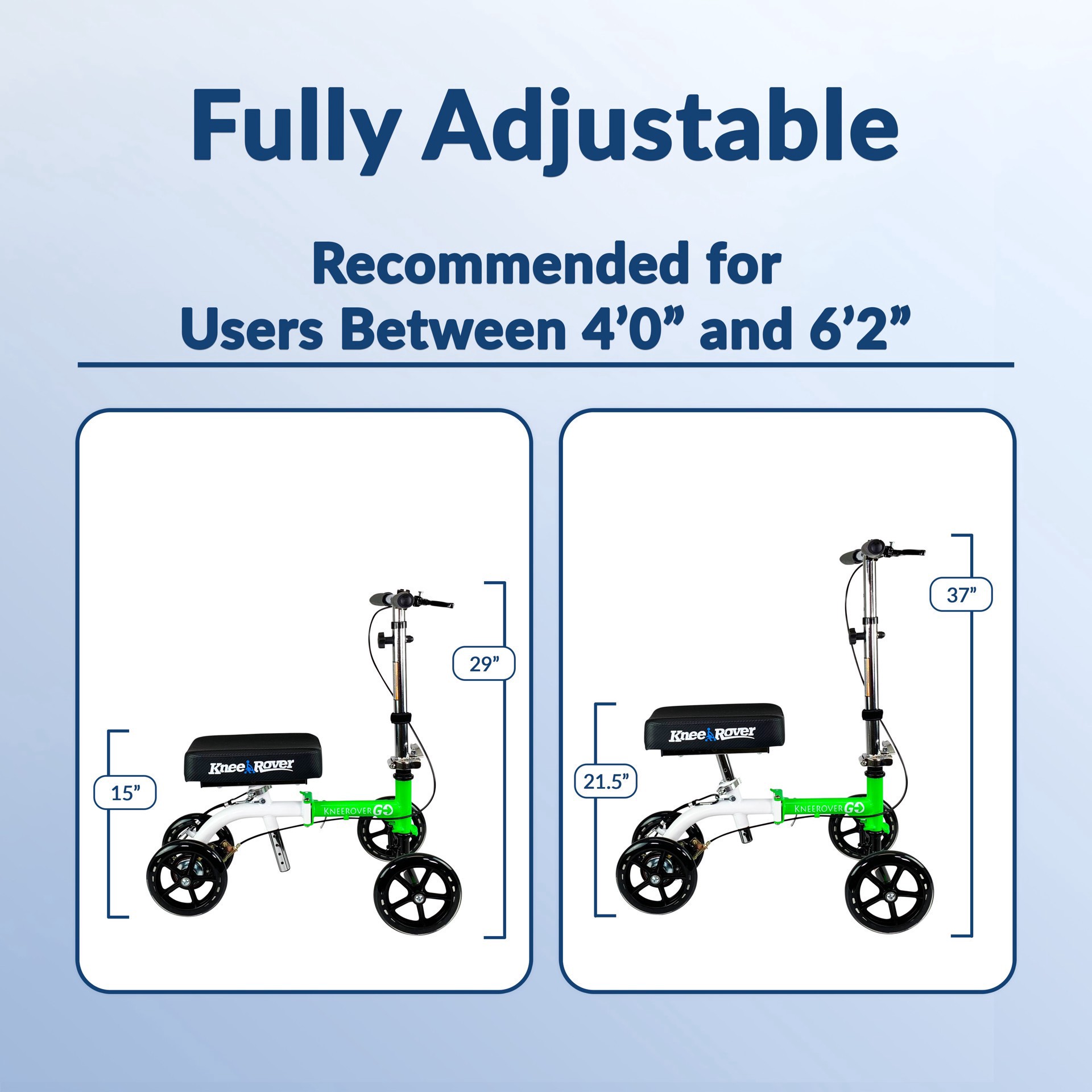 slide 6 of 9, Kneerover Go Knee Walker And Scooter, 1 ct
