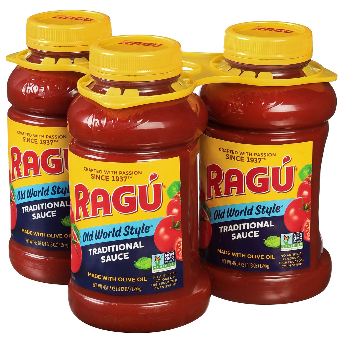 slide 2 of 4, Ragu Traditional 3pk, 135 oz