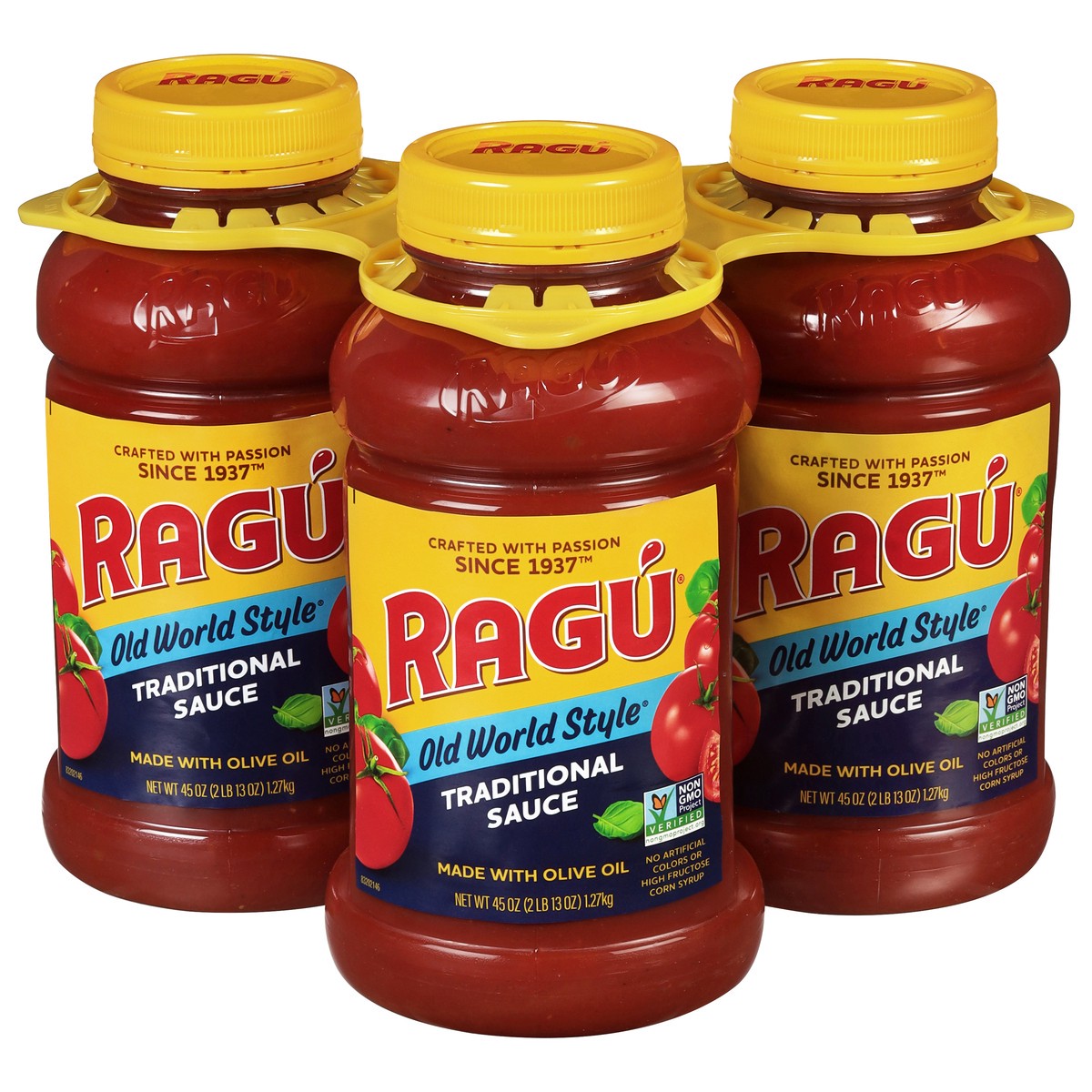 slide 1 of 4, Ragu Traditional 3pk, 135 oz