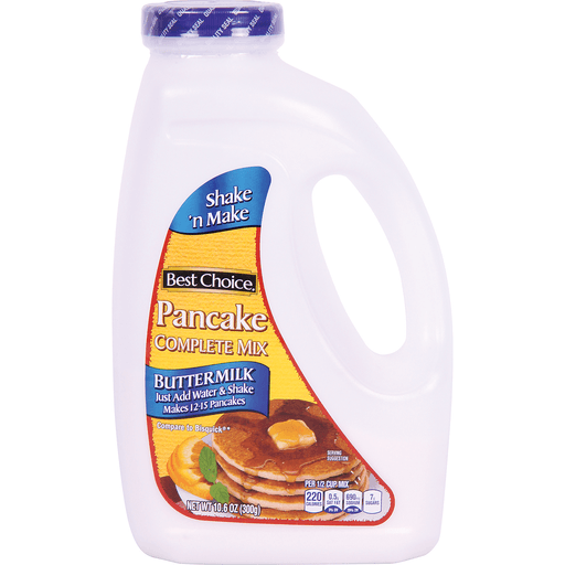 slide 1 of 1, Best Choice Buttermilk Pancake Complete Mix Shake & Pour, 10.6 oz