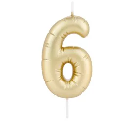 Hallmark Candle Set Gold Six Balloon