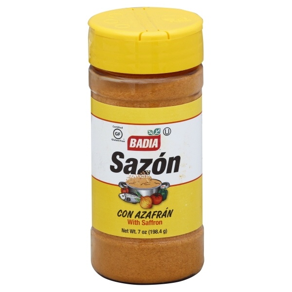 slide 1 of 1, Badia Sazon W Saffron, 7 oz