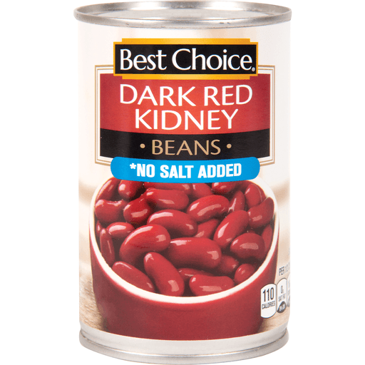 slide 1 of 1, Best Choice No Salt Added Dark Kidney Beans, 15 oz