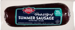 Dietz & Watson Pork & Beef Summer Sausage 12 oz