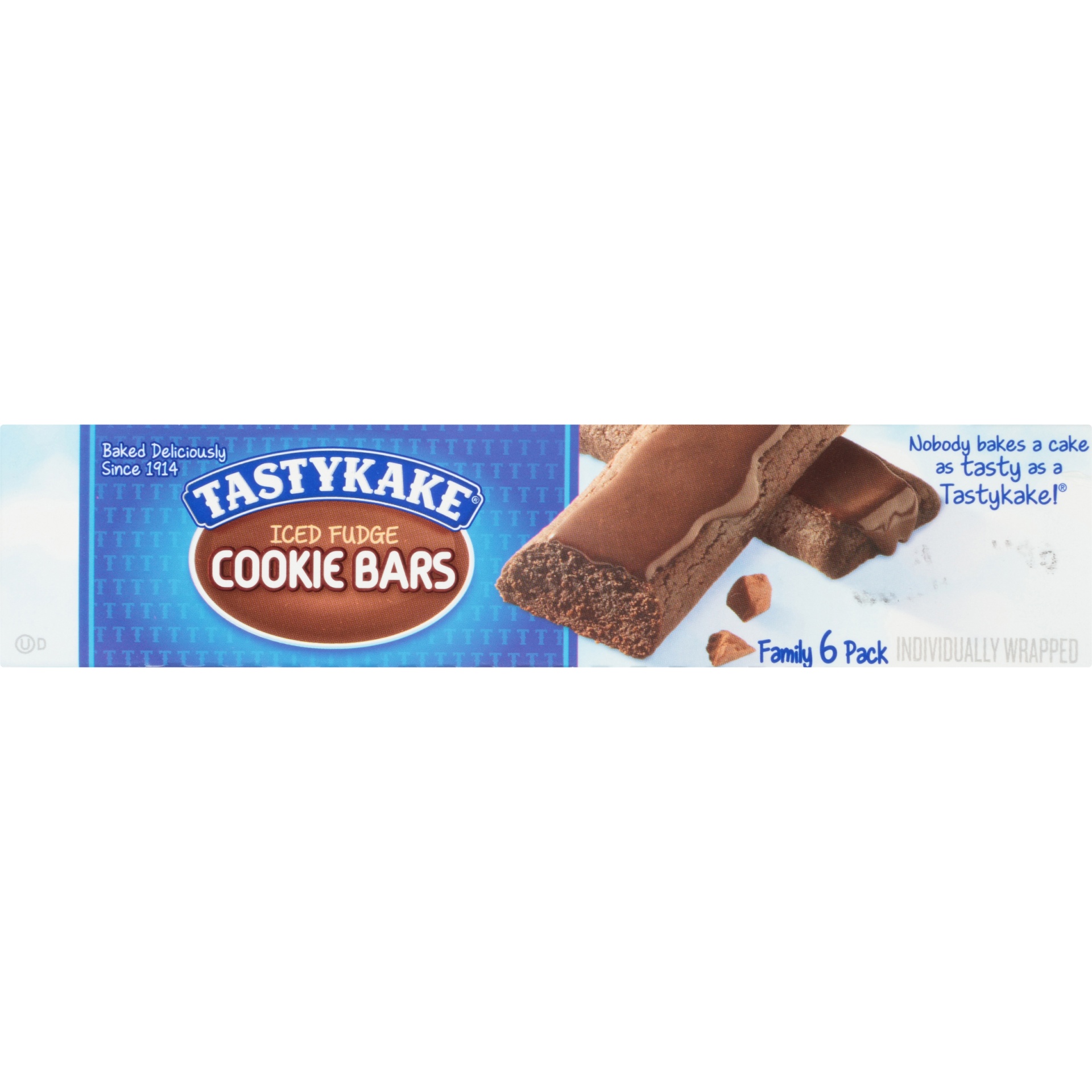 slide 5 of 8, Tastykake Iced Fudge Soft Cookie Bars, 6 ct