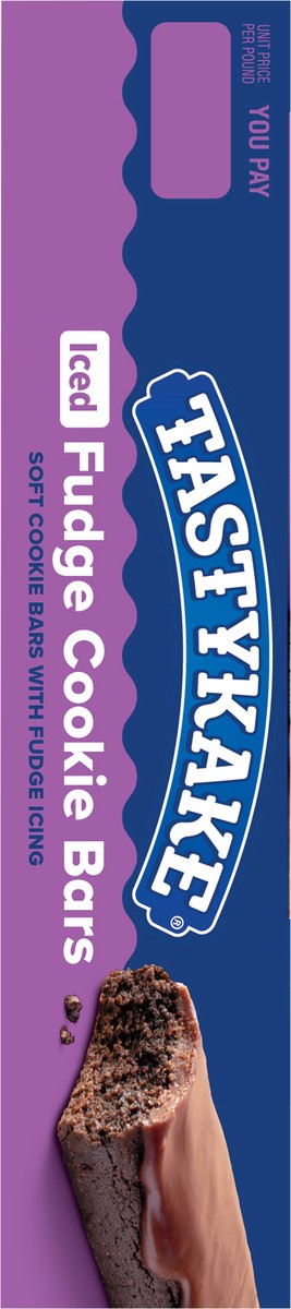 slide 9 of 13, Tastykake Iced Fudge Soft Cookie Bars, 6 ct