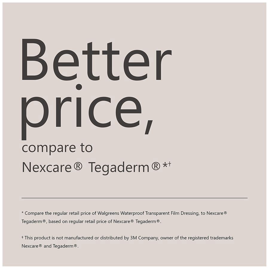 slide 2 of 5, Walgreens Transparent Film Dressing, 8 ct