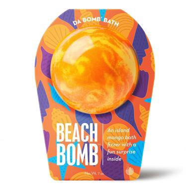 slide 1 of 1, Da Bomb Bath Fizzers Beach (Sea Shells) Bath Bomb, 7 oz