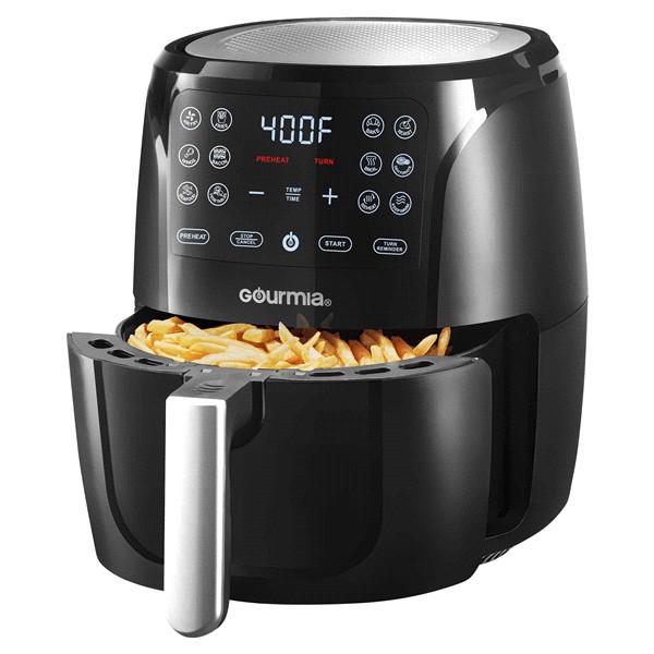 slide 13 of 17, Gourmia Digital Air Fryer, 6 qt