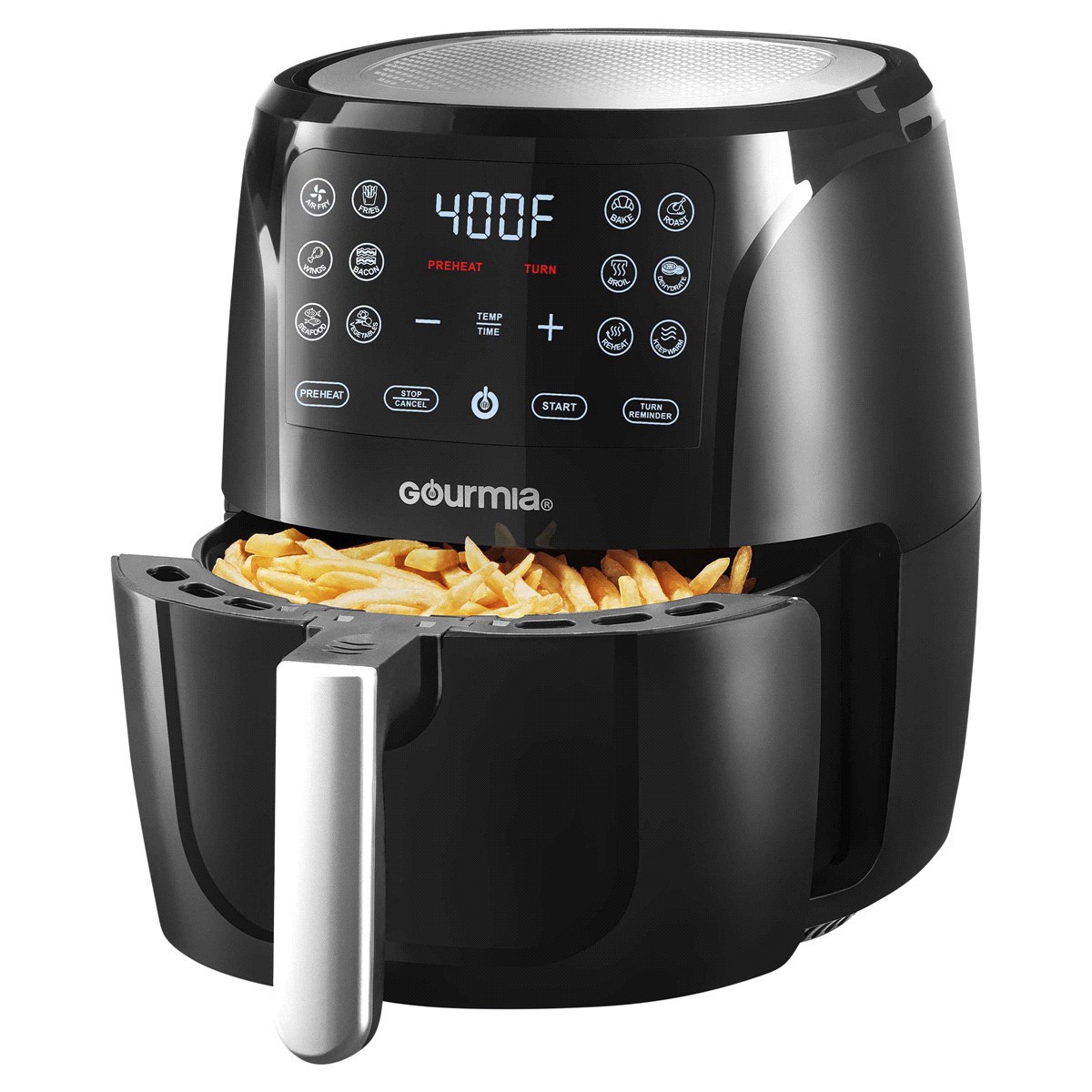 slide 11 of 17, Gourmia Digital Air Fryer, 6 qt