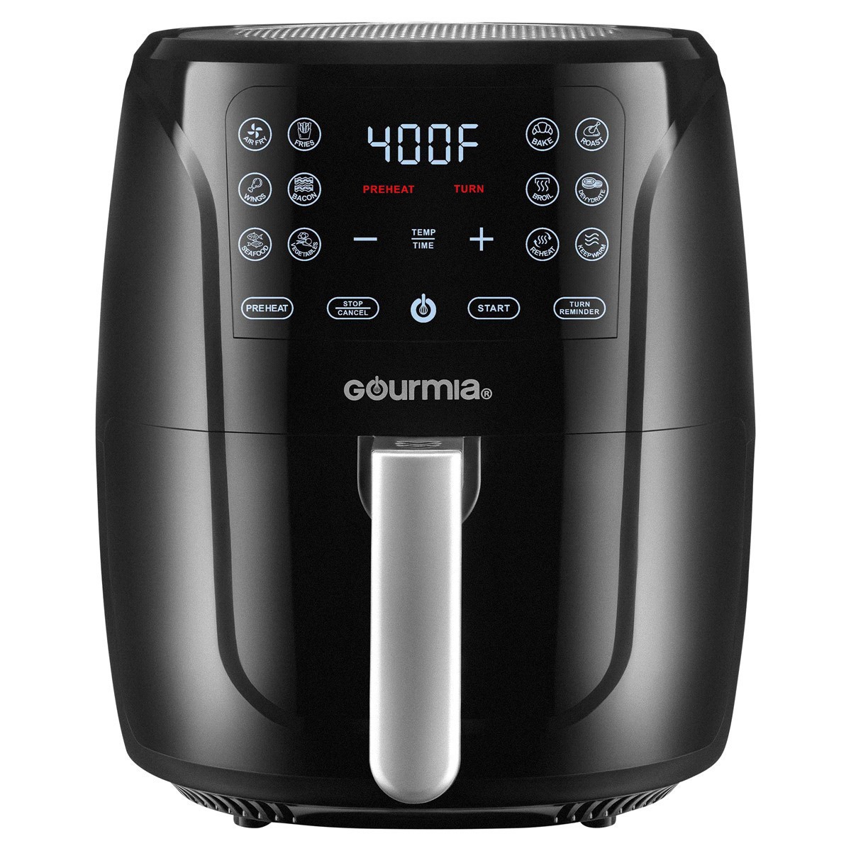 slide 1 of 17, Gourmia Digital Air Fryer, 6 qt