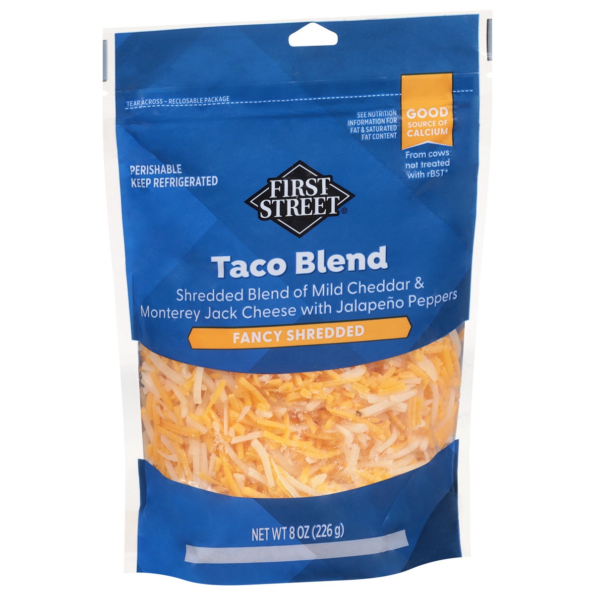 slide 13 of 13, First Street Taco Blend Fancy Shred, 8 oz