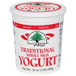 ARZ Traditional Whole Milk Yogurt 32 oz