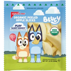 Crunch Pak Bluey Organic Peeled Apple Slices 12 oz
