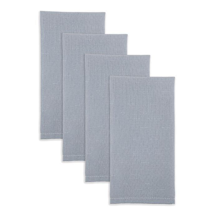 slide 1 of 1, Simply Essential Essentials Solid Color Napkins - Blue, 4 ct