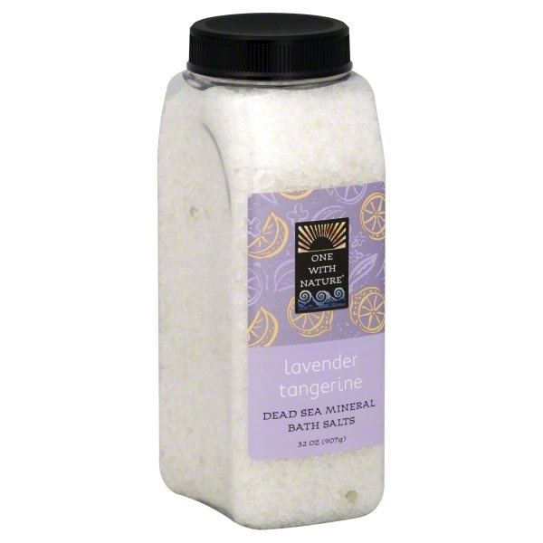 slide 1 of 1, One With Nature Relaxing Lavender Bath Salts, 32 oz