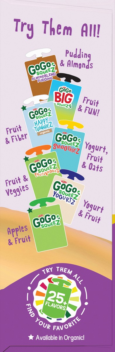 slide 6 of 7, GoGo Squeez 4 Pack Banana Almond Blend Pudding 4 ea, 4 ct