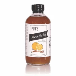 Pope's Orange Vanilla Cocktail Syrup - 8.5 oz