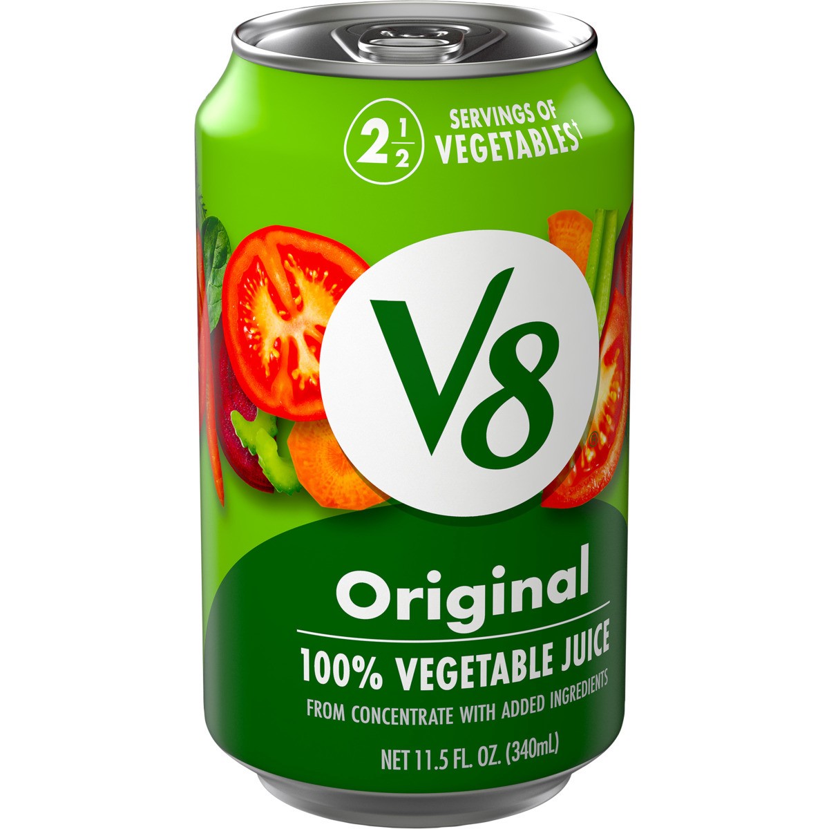 slide 4 of 11, V8 Original 100% Vegetable Juice, 11.5 fl oz