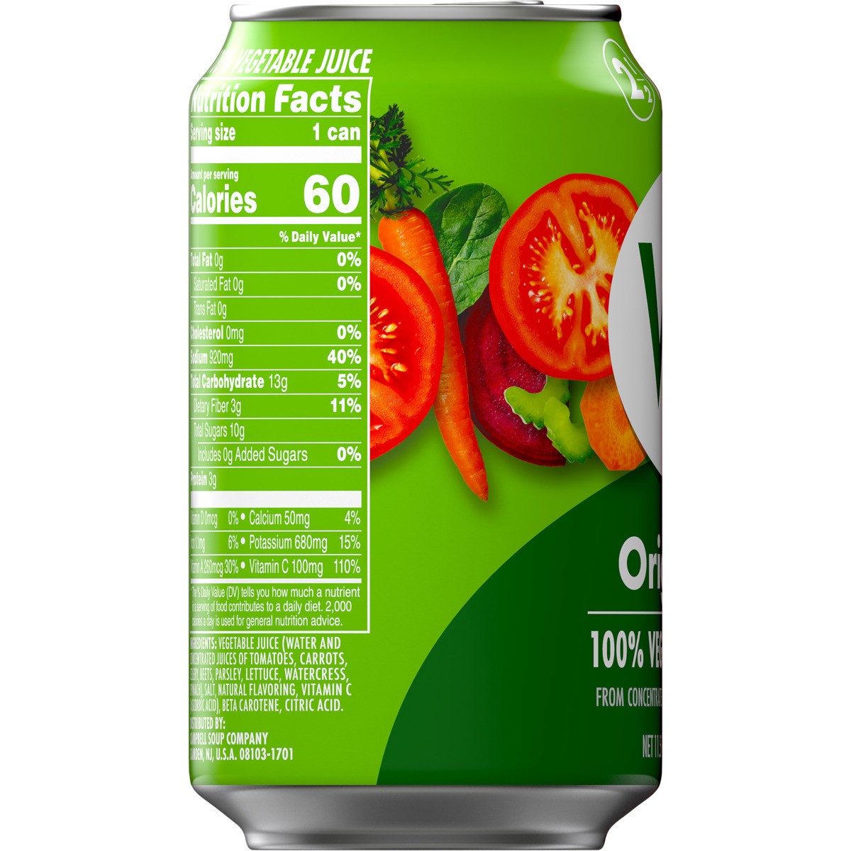 slide 3 of 11, V8 Original 100% Vegetable Juice, 11.5 fl oz