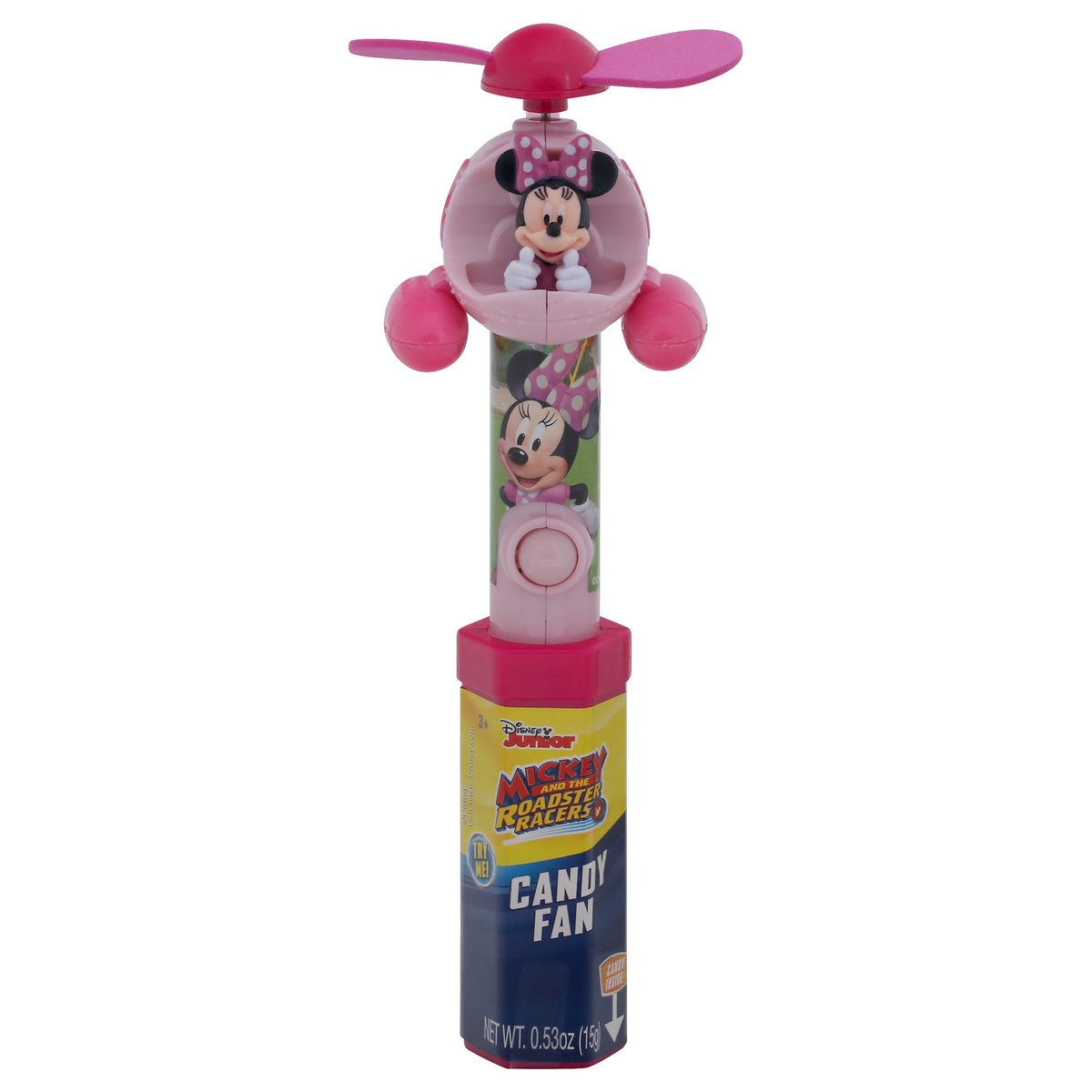 slide 1 of 1, Disney Junior Mickey And The Roadster Racers Helicopter Fan, Minnie, 0.53 oz