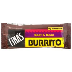 Tina's Beef & Bean Burrito