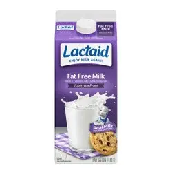 Lactaid Fat Free Milk, 64 oz