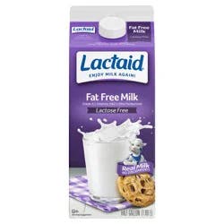 Lactaid Fat Free Milk, 64 oz