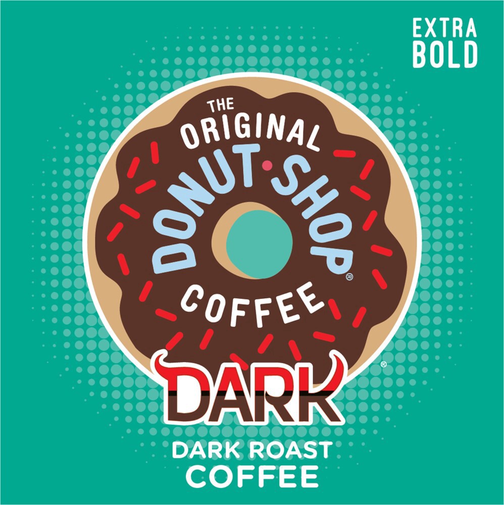 slide 2 of 5, The Original Donut Shop Dark Roast K-Cup Coffee Pods - 10 ct, 10 ct