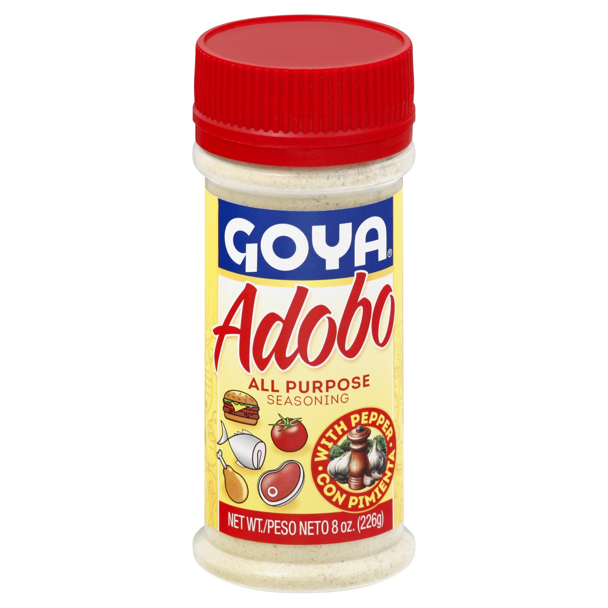 slide 1 of 7, Goya All Purpose Seasoning with Pepper, 8 oz