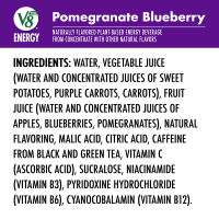 slide 18 of 29, V8 +Energy Pomegranate Blueberry Juice Energy Drink- 11.5 fl oz, 11.5 oz