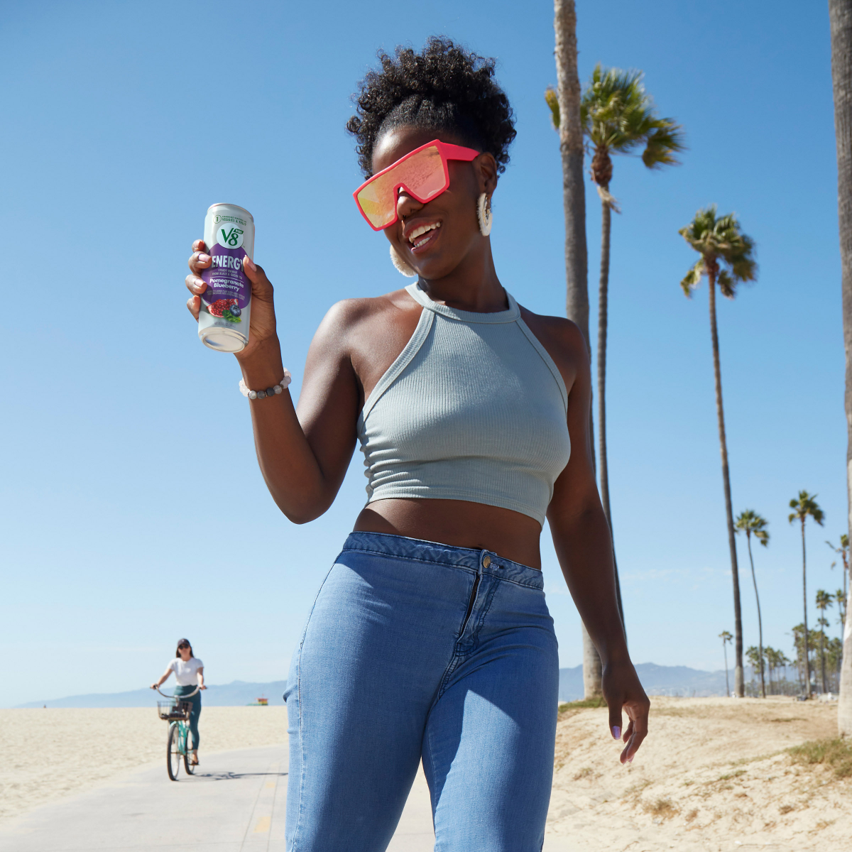 slide 20 of 29, V8 +Energy Pomegranate Blueberry Juice Energy Drink- 11.5 fl oz, 11.5 oz