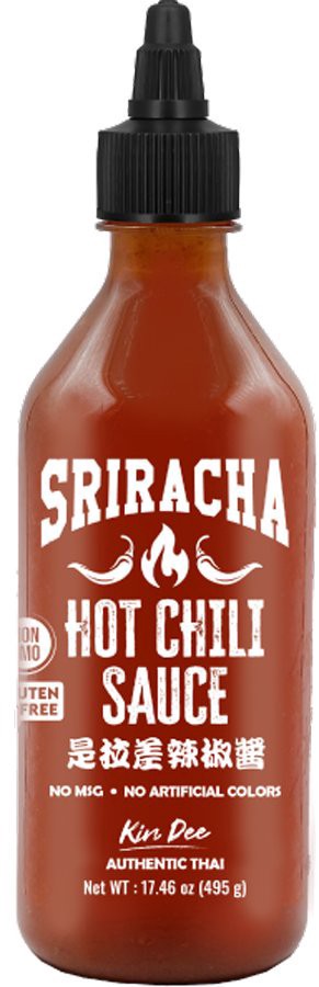 slide 1 of 1, Kin Dee Sriracha Hot Chili Sauce 17.46 oz, 17.46 oz