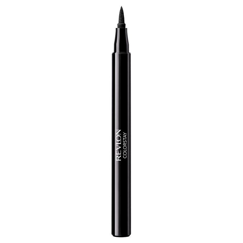 slide 1 of 9, Revlon Blackest Black 003 Dramatic Wear Ultra Thin Tip Liquid Eye Pen 0.04 oz, 0.04 oz