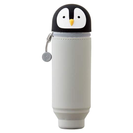 slide 1 of 2, Itoya Punilabo 9" Penguin Stand-Up Pen Case, 9 in