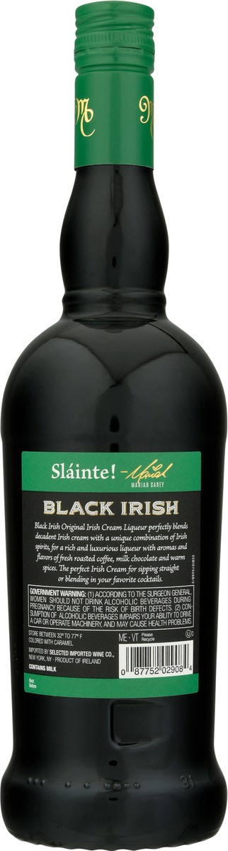 slide 5 of 9, OTHER-ALCOHOLIC BEVERAGES Black Irish Original Irish Cream Liqueur, 750 ml